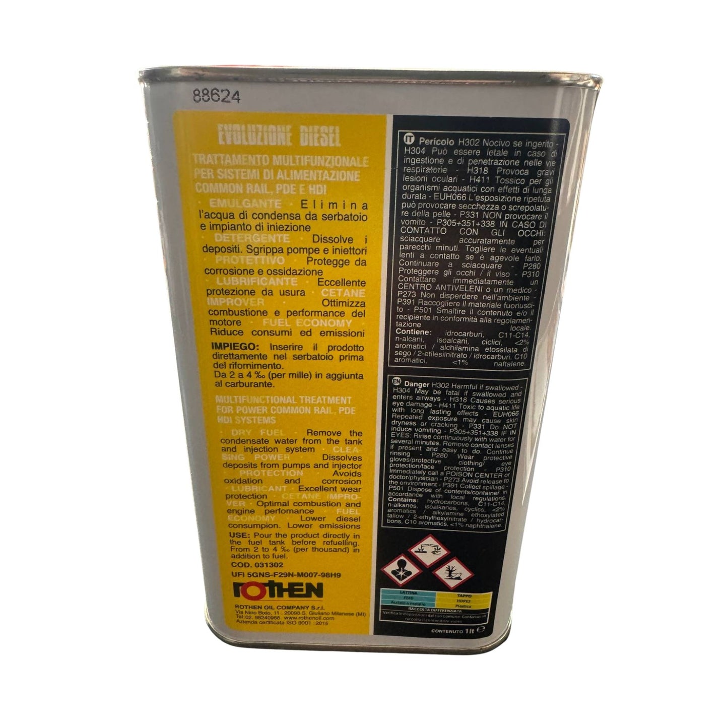 Additivo Multifunzionale per Motori Diesel – Rothen 1L