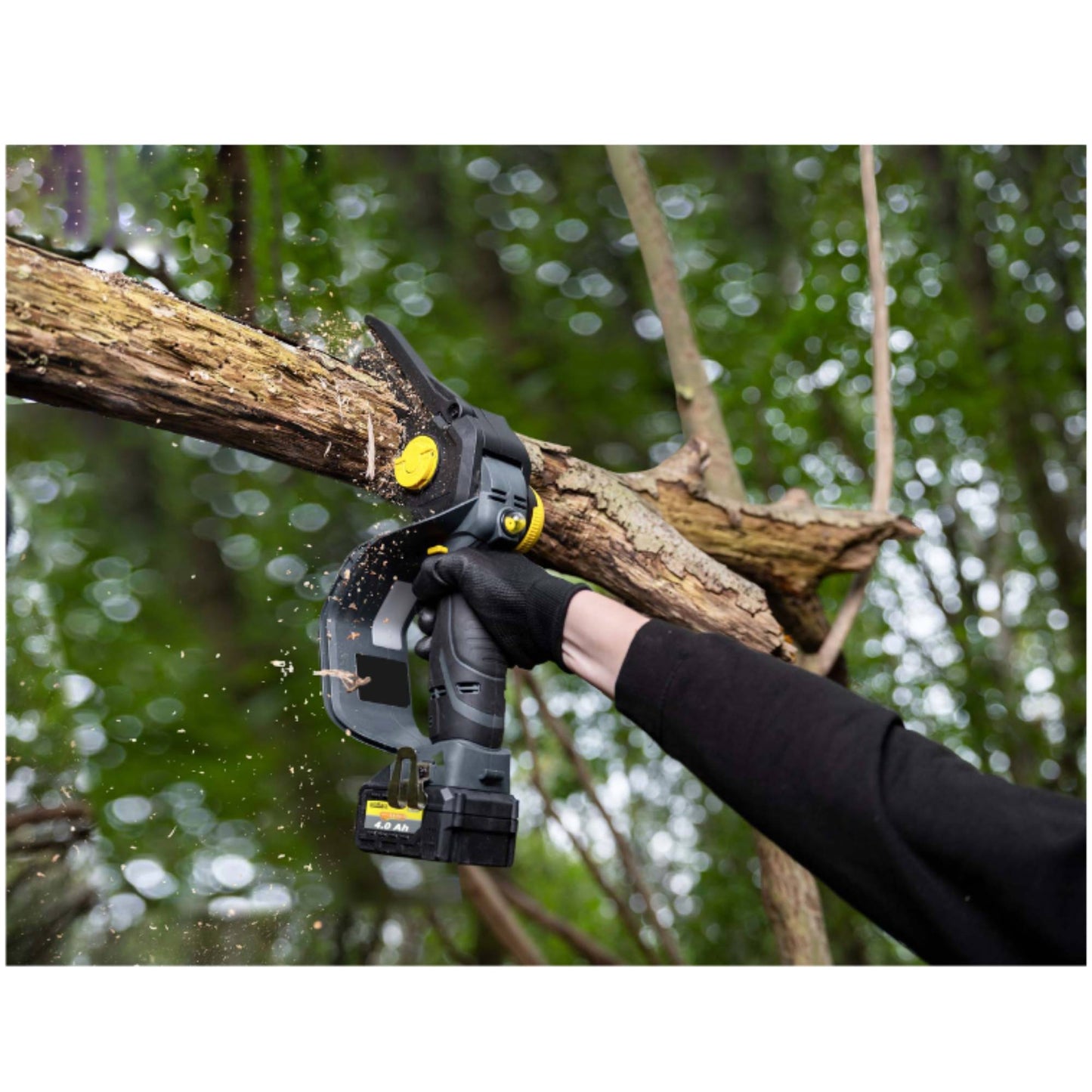 Motosega a batteria Ultrasaw 20 V con batteria 4,0 Ah