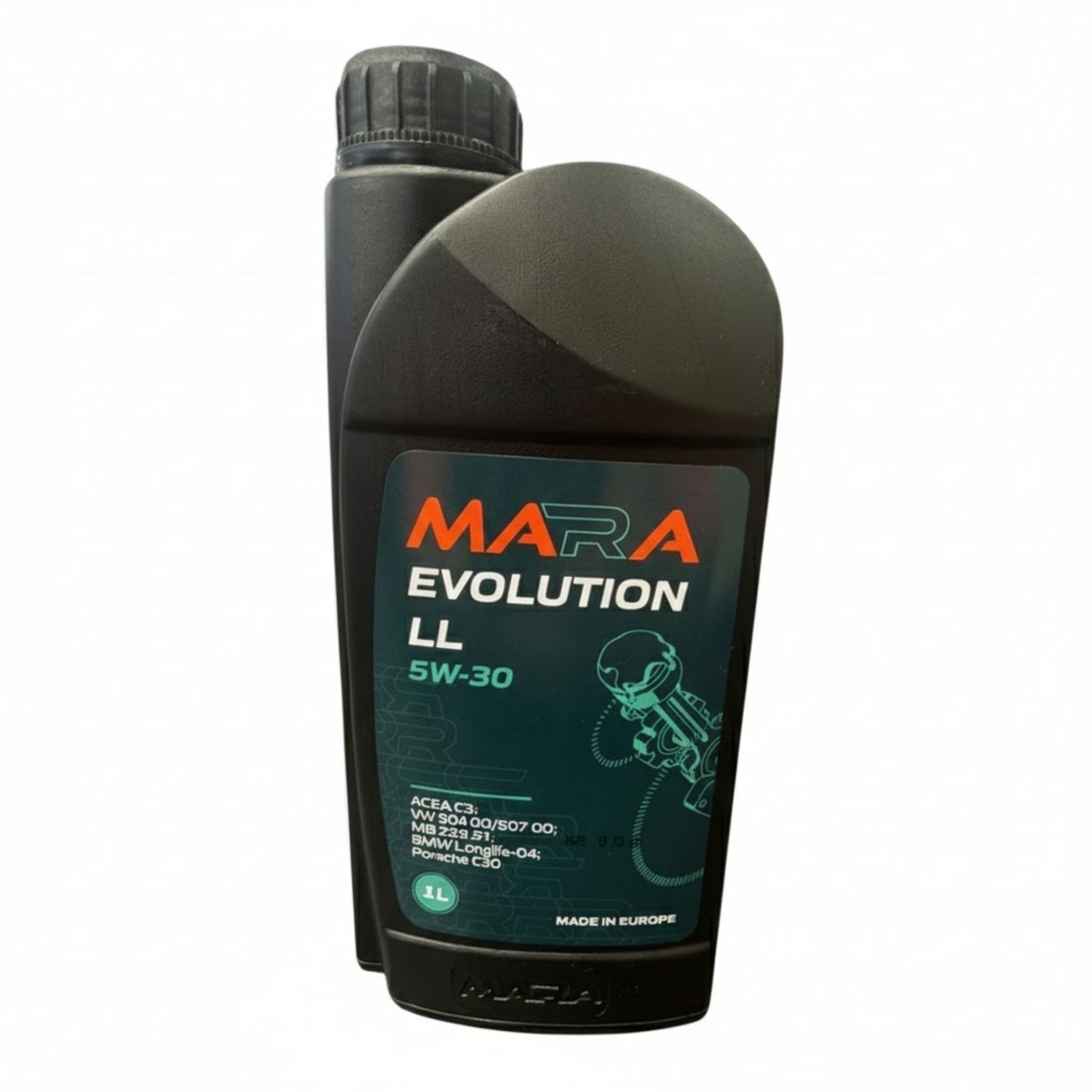 Olio motore sintetico 5W-30 MARA Evolution LL  1Lt Porsche C30