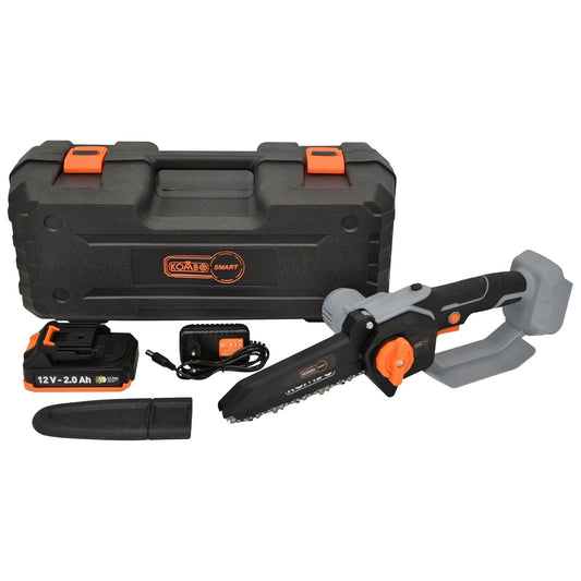 Motosega a batteria Taglio max 13 cm 12V con batteria inclusa